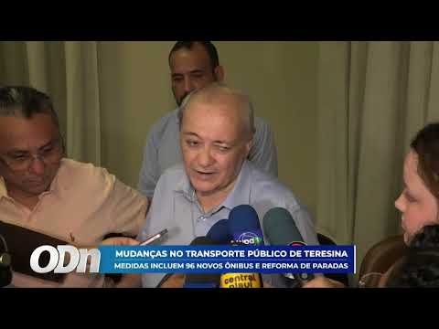 Mudanças no transporte público de Teresina: medidas incluem 96 novos ônibus e reforma de paradas