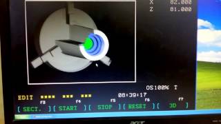 Drilling,Boring&Internal Threading on NC By using Win NC Part program screenshot 3