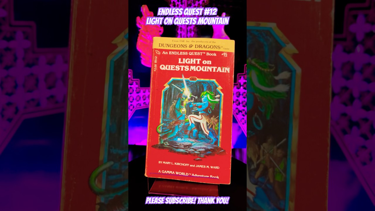 D&D Endless Quest #12 Light on Quests Mountain (1983) by Kirchoff & Ward 
