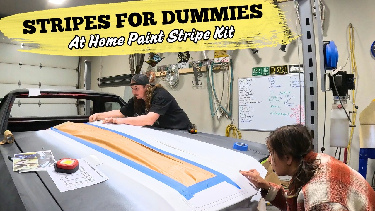 NO PROFESSIONAL NEEDED! Do Your Own Hood Stripes!
