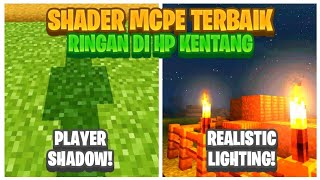 ADA PLAYER SHADOW! SHADER MCPE TERBARU RINGAN DI HP KENTANG REALISTIS MIRIP RTX - MCPE 1.21+