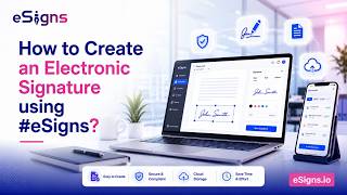 How to Create an Electronic Signature using eSigns.io