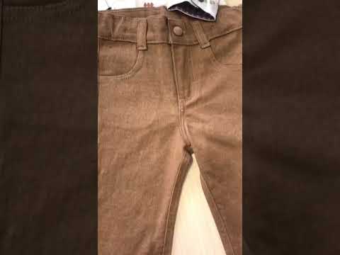 CONJUNTO INFANTIL MENINO CAMISA MANGA LONGA E CALÇA SARJA