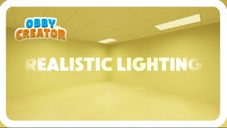 HOW to make realistic lighting in obby creator