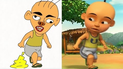 Goyang Upin Ipin Funny Drawing Meme || Upin & Ipin Funny Cartoon meme Videoll