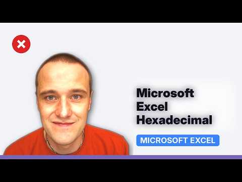 How can I convert HEX numbers into Text in Excel 2007?