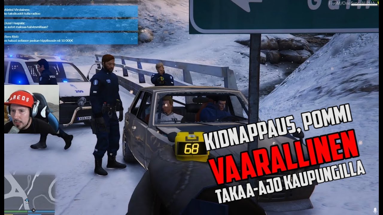 GTA V RP - Pommiuhka poliisiautossa #30 (poliisi)