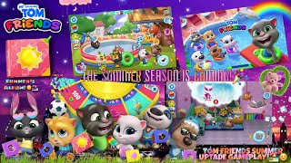 My Talking Tom Friendssummer Uptade Gameplaynew Summer Sticker Albumrainbow Premiere