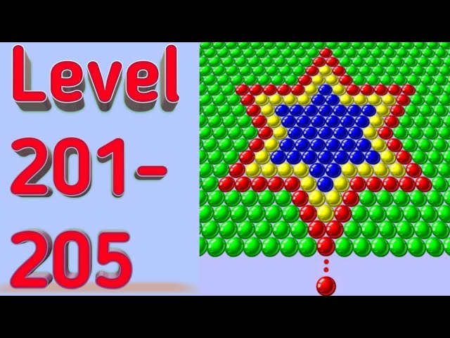 Bubble Shooter Game.level 201-205 