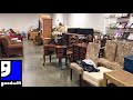 GOODWILL FURNITURE SOFAS ARMCHAIRS DRESSERS COFFEE TABLES SHOP WITH ME SHOPPING STORE WALK THROUGH