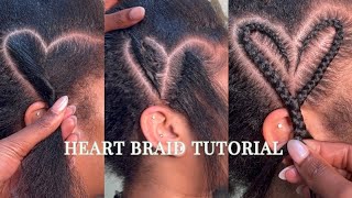 How to do a Heart Braid | Step-by-step Tutorials (Braiders watch this👀)