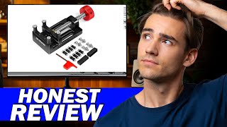 Mini Drill Press Vise with Rubber Soft Jaws Review | Small Parts Clamping for Crafts screenshot 5