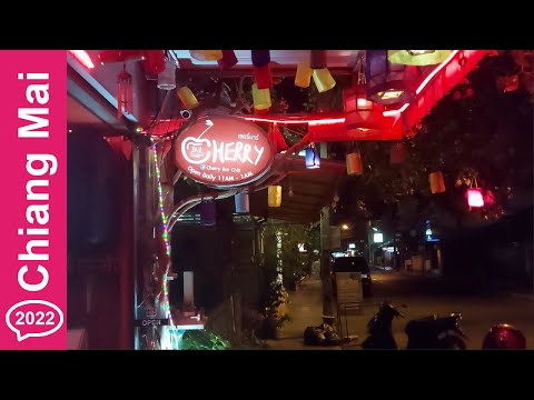 Down Loi Kroh Road to Night Bazaar Chiang Mai Thailand