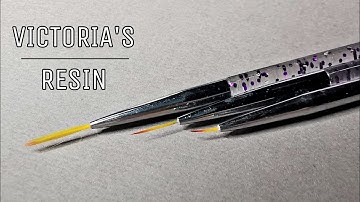 How I clean my brushes after resin