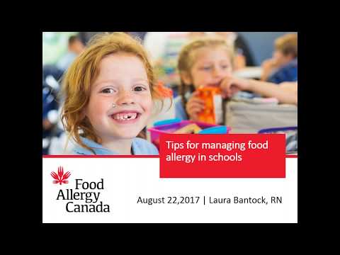 Back to school  top tips for managing food allergy at school