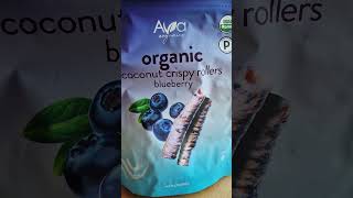 Ava Organics Coconut Crispy Rollers Blueberry Review WW Healthi App