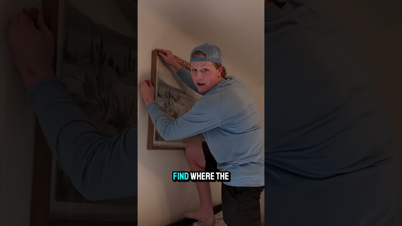 How to hang a heavy Picture 