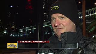 Man escapes from car that crashed into Cuyahoga River