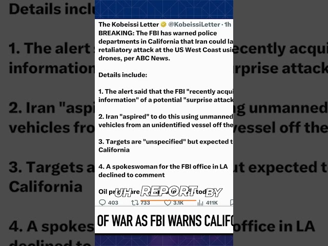 Chaos Unleashed  Trump's Grip on Iran Crisis Slips #Trump #Iran #FBI #California #BreakingNews