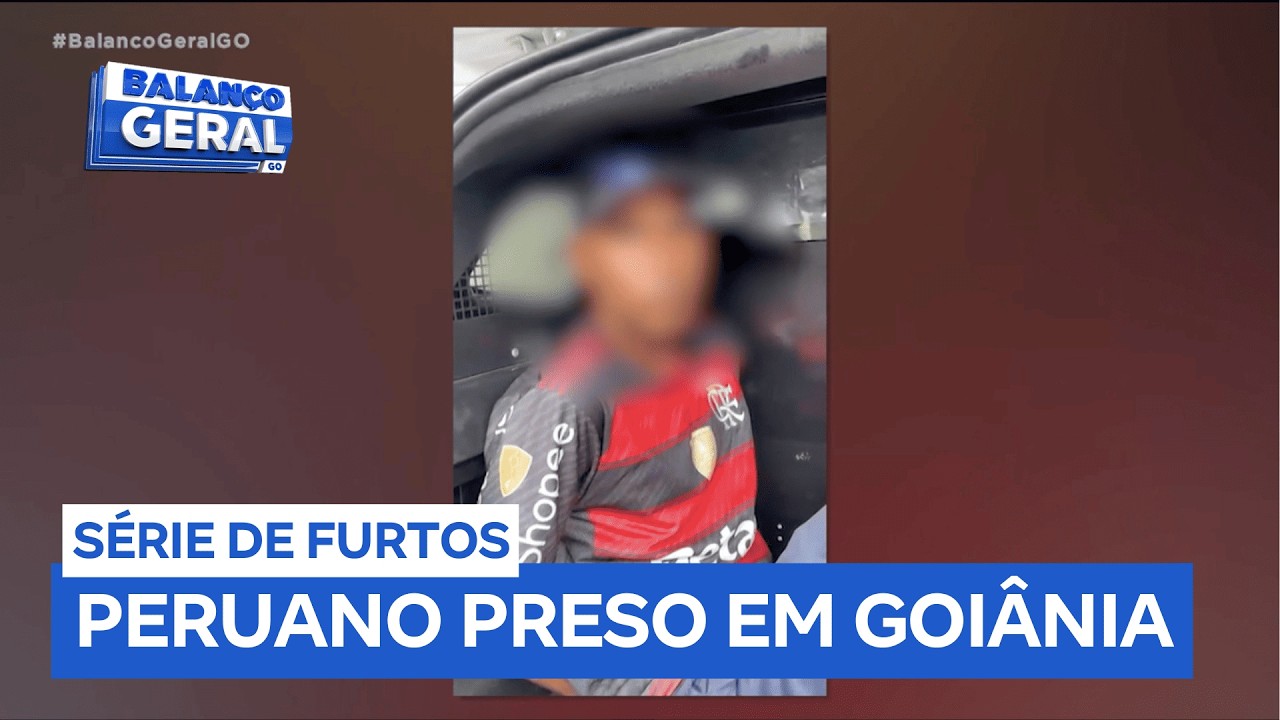 Peruano é preso após furtar celular em restaurante de Goiânia (GO)