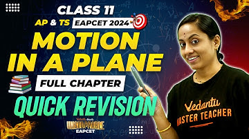 Motion In One Plane Class 11 - Full Chapter - MPC - Concepts & PYQs