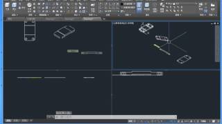 【AutoCAD 2016 3D教學】099 3D轉2D 工程圖使用平面快照