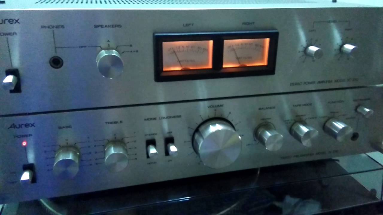 Aurex SY-330+SC-330 修理完了 - YouTube