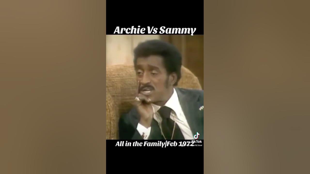 Is there a better Duo than Archie Bunker & Sammy Davis Jr | 1972 #classic #laugh #comedy #retro