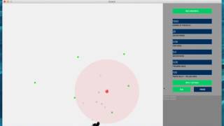 Robot localisation using particle filter example B