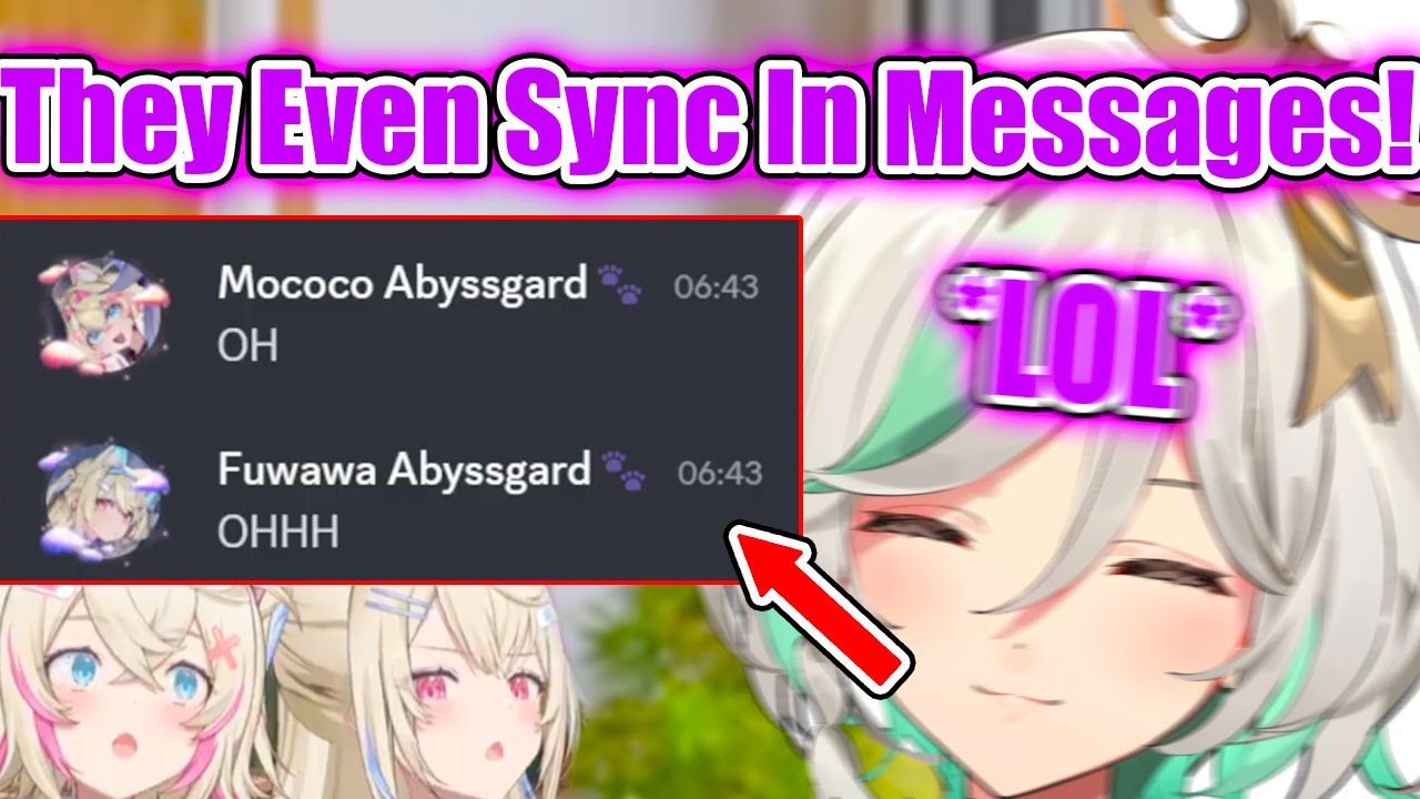 Cecilia Has To Show Her Discord When Fuwamoco Sync Even In Messages