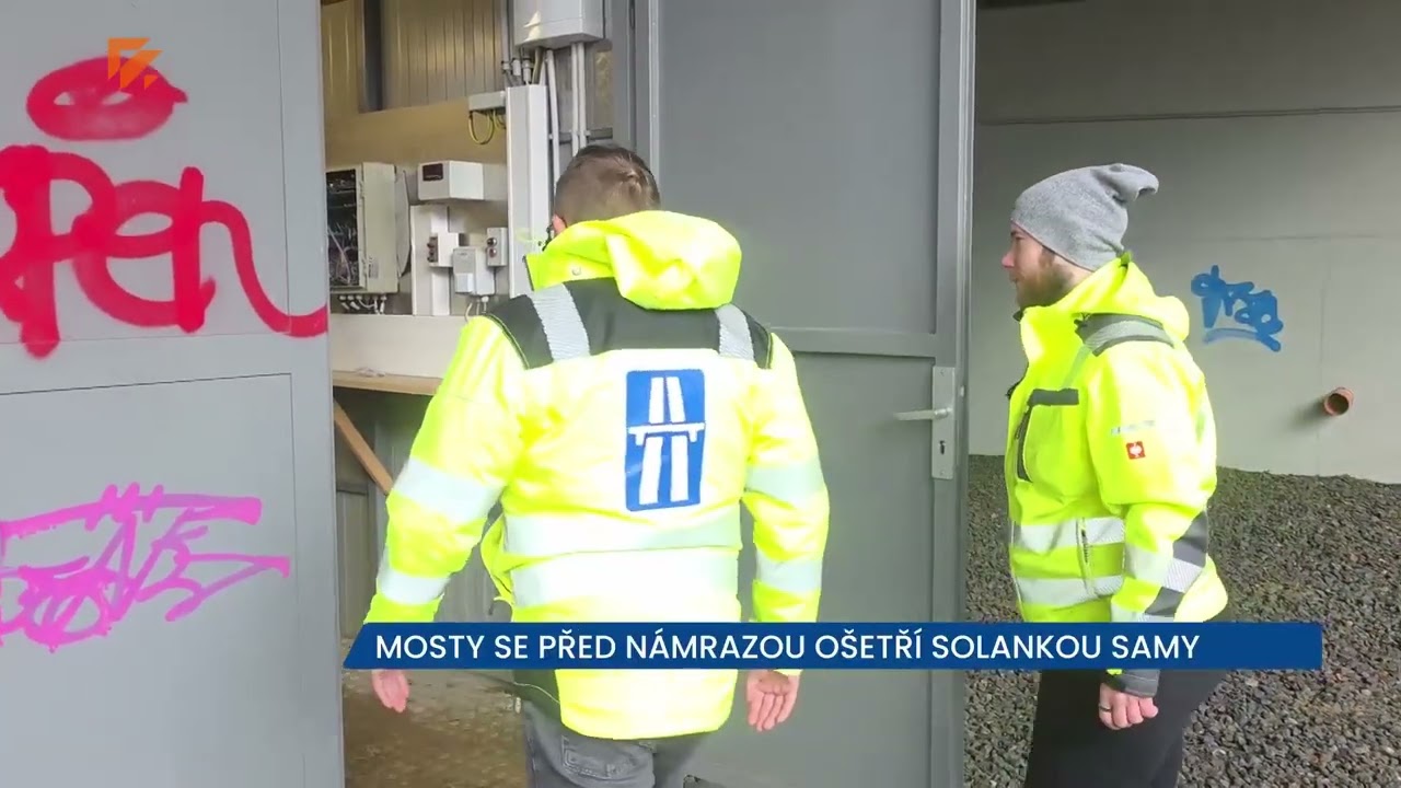 DOPRAVA: Mosty se před námrazou ošetří solankou samy, ŘSD používá automatický postřik