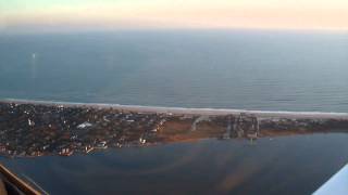 Flying to Fire Island after Hurricane Sandy, NY 11-2012