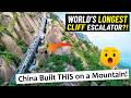 أطول سلم متحرك على جانب الجرف في الصين ي حدث تغيير ا جذري ا 
