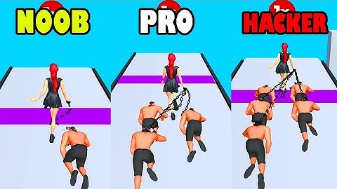 NOOB vs PRO vs HACKER in Throw Man 3D Game 2021  ( ios - Android ) gameplay