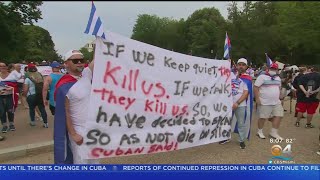 Thousands Rally For Freedom In Cuba In Washington D.C.