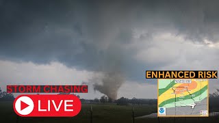 🔴 LIVE | Storm Chasing: INTENSE Thunderstorm Development near Kansas City!!!