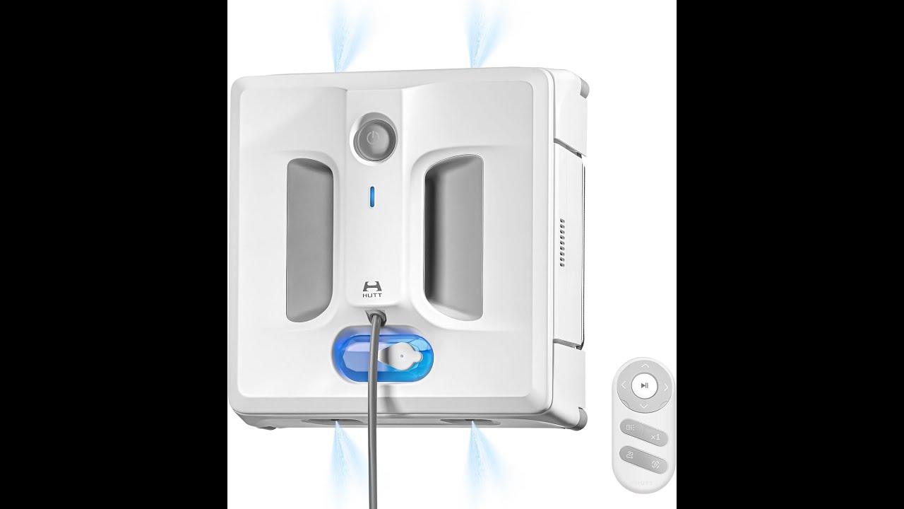 HUTT A1: 4-Spray Window Cleaning Robot Review - Pros & Cons - HUTT Auto Window Cleaning Robot A1