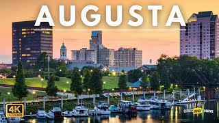 Augusta, Georgia 🇺🇸 in 4K Video by Drone - Augusta United States
