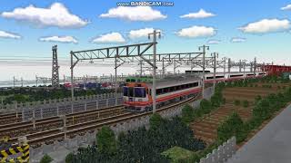 新VRM3★細長レイアウト360ｘ幅80㎝レイアウト気動車編54 キハ183系500貫通型北斗新色