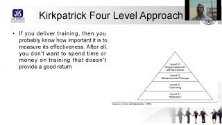Kirkpatrick's Four Level Training Evaluation Model.