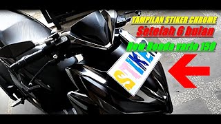 Stiker full body motor Honda vario 150 /stiker chrome motor