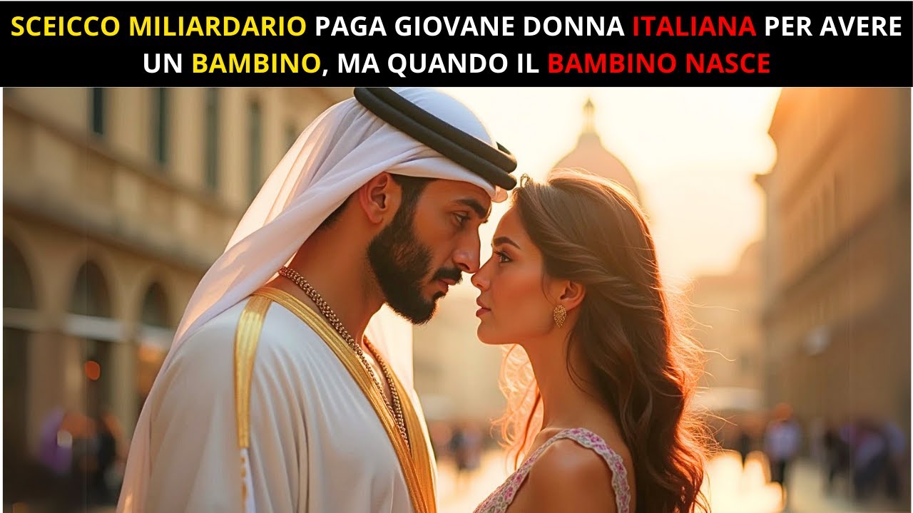 SCEICCO MILIARDARIO PAGA GIOVANE DONNA ITALIANA PER AVERE UN BAMBINO, MA QUANDO IL BAMBINO NASCE..