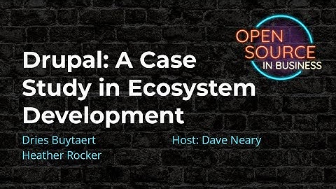 Drupal: A case study in ecosystem development