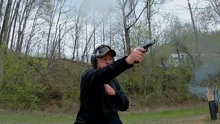 5 yard round up pistol drill