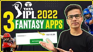 TOP 3 Fantasy apps for IPL 2022 | Best Paytm withdrawal fantasy app Bonus use screenshot 1