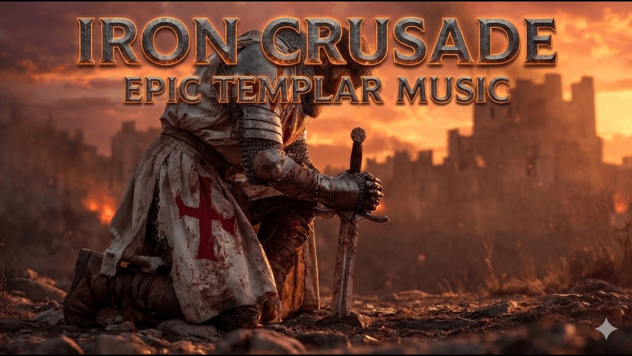 IRON CRUSADE ⚔️ Epic Templar Music | 1H Powerful Orchestral Chants & Medieval Battle Anthems