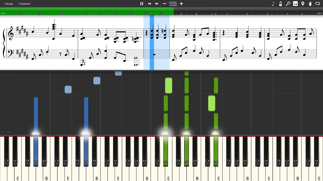 ON OFF - Futatsu no Kodou to Akai Tsumi (Vampire Knight) - Piano