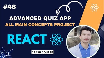 Advanced Quiz App in React.js | useState, useEffect, Score Logic & Conditional Rendering (2025)