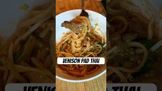 Venison Pad Thai! #padthai #venison #deer #hunting #meals #asian #firsttime #delicious #wok