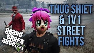 Thug Shiet & Street Fights! (GTA V PC Funny Moments) screenshot 3